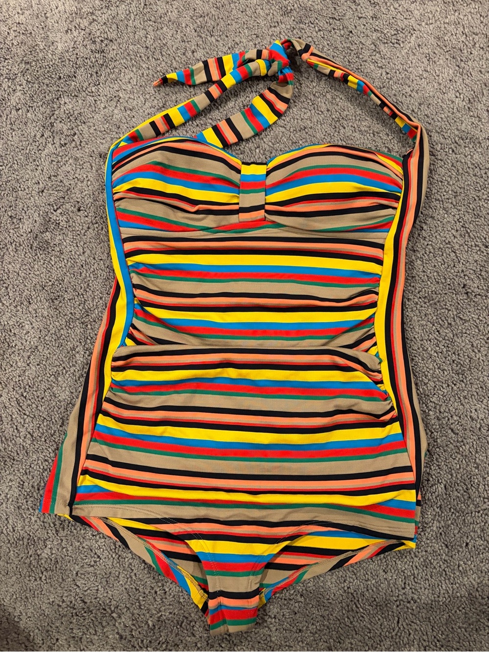 Pez D’OR Colorful Striped One-Piece Swimsuit